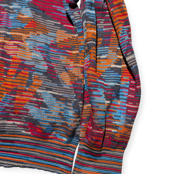 Missoni Sport Jacquard Knit Cardigan Sweater Multicolor Italy Size 58 XL-XXL - Picture 12 of 16